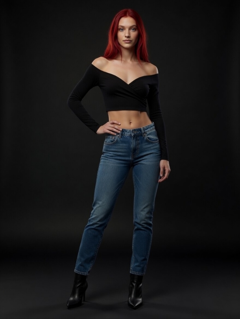 NWT Bershka Size Medium Black Off The Shoulder Crisscross Front Crop Top!